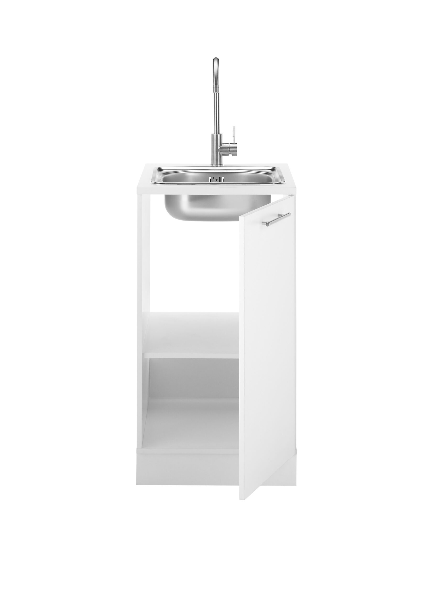 Laundreezy LDSPU50W mit Spüle und Sockel Freisteller frontal offen_72-201-17
